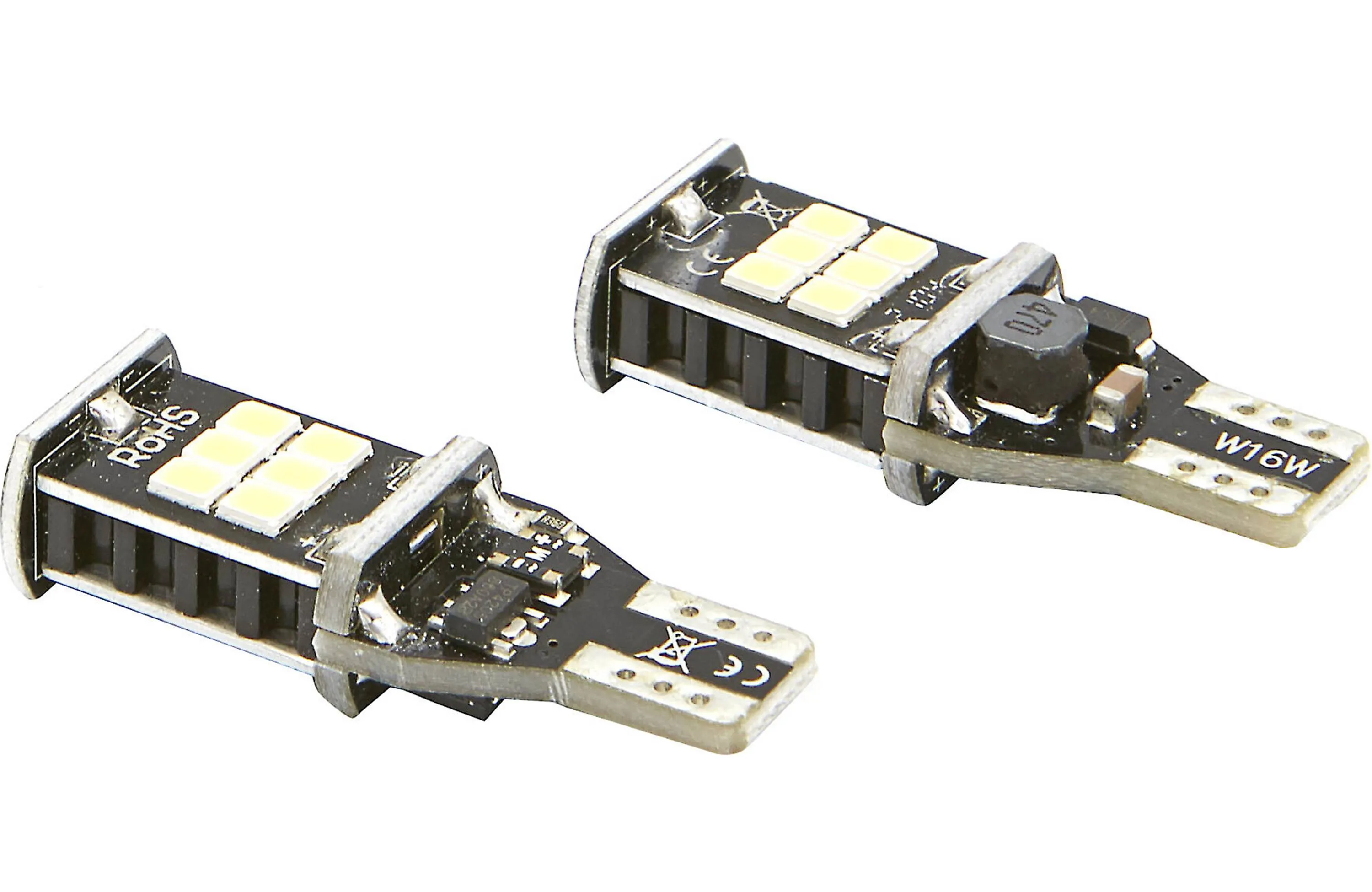 Lucas Lighting L-T15D LED Canbus High Output Light Bulbs for Vehicle Applications White (Pair)