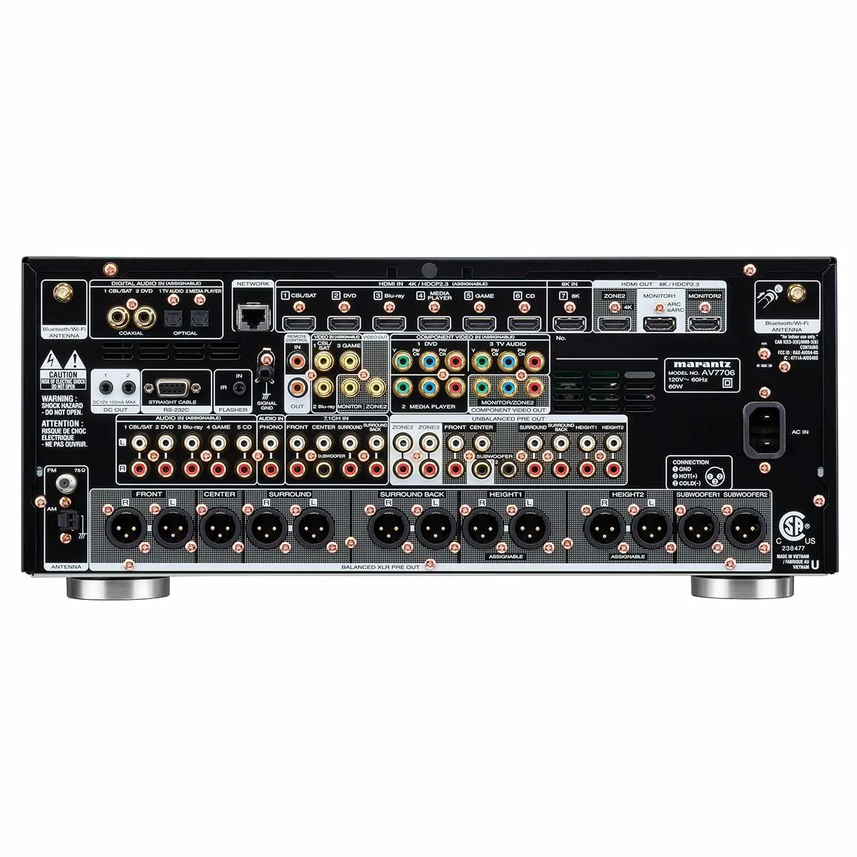 Marantz AV7706 11.2 8K Ultra HD Surround Pre-Amplifier