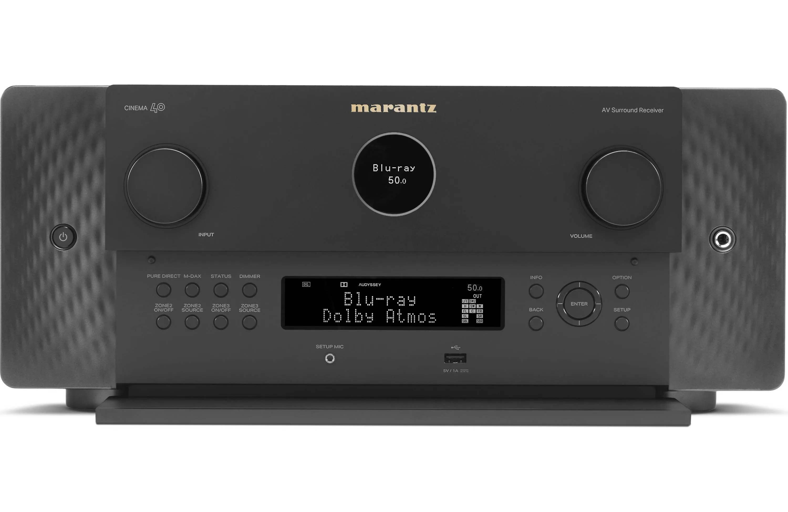 Marantz Cinema 40 9.4 Channel A/V Receiver with Dolby Atmos and Built-In Streaming