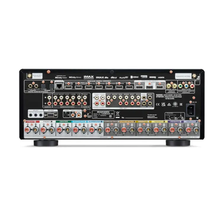 Marantz Cinema 40 9.4CH 125W per channel AV Receiver Black