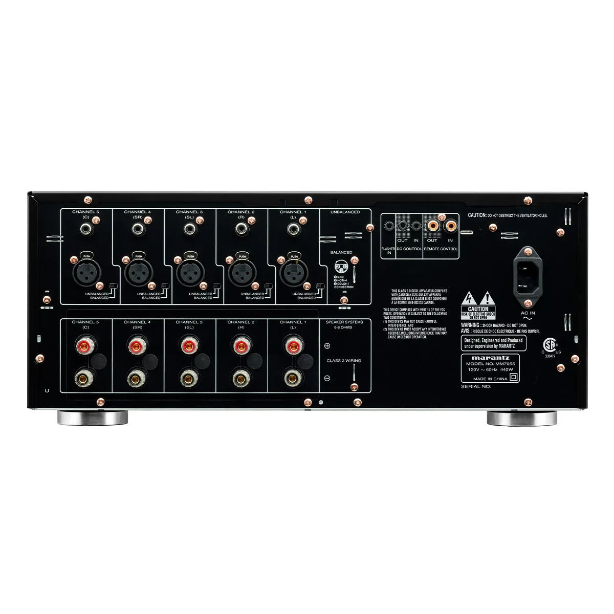 Marantz MM7055 5-Channel Home Theater Amplifier