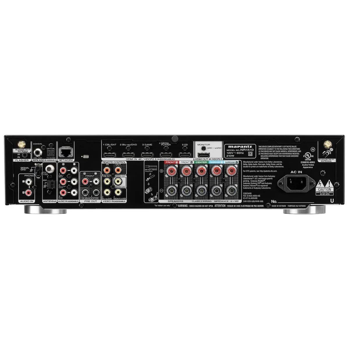 Marantz NR1510 Slim 5.2CH 4K Ultra HD AV Receiver