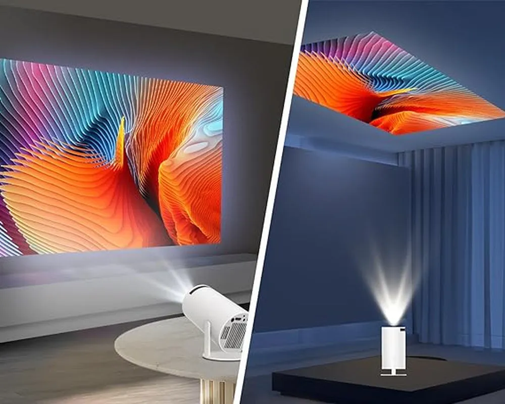 Mini Projector with 4K and 1080P Support