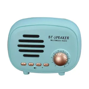 Multimedia Radio Bluetooth Speaker Black