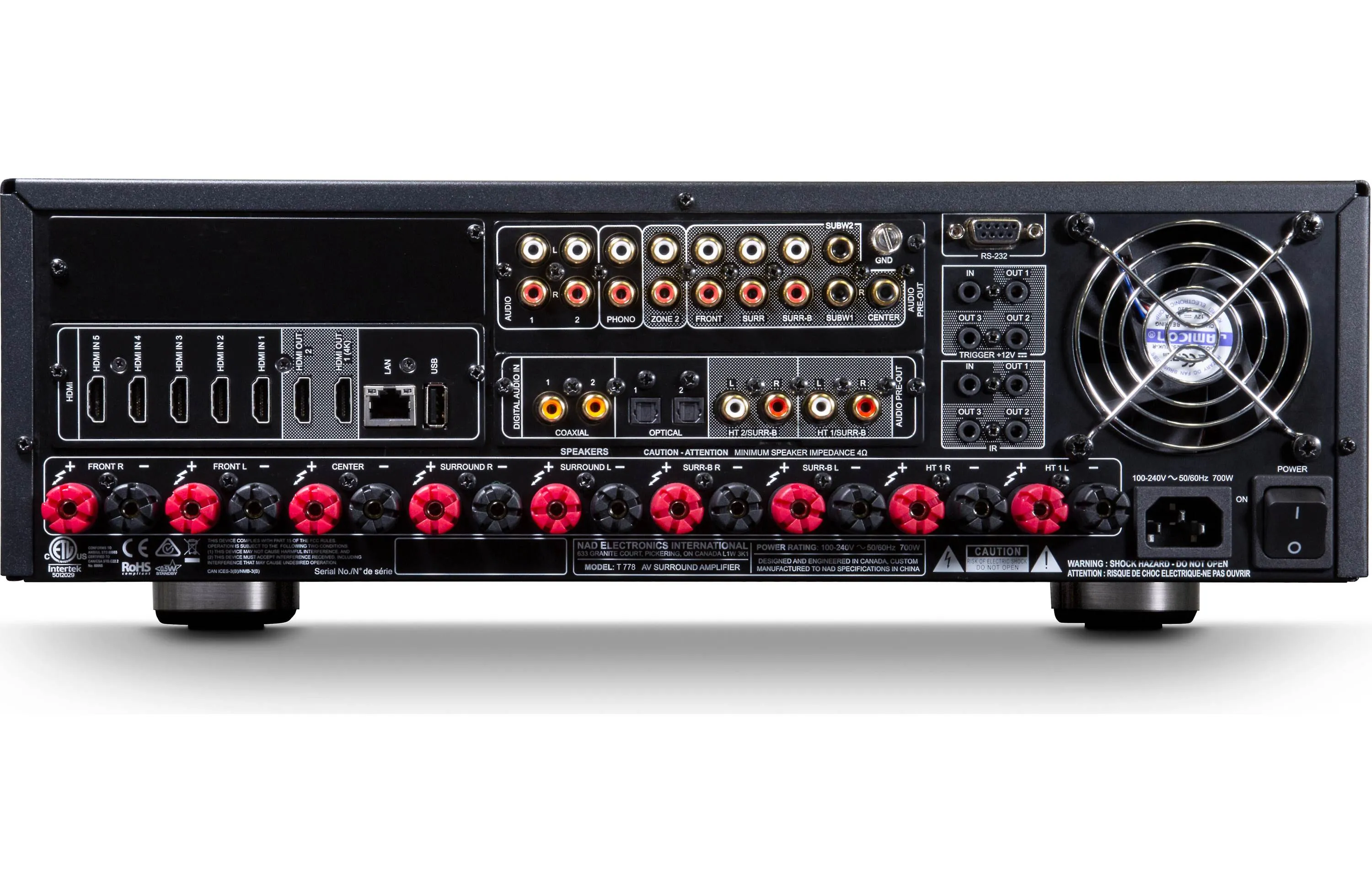 NAD T 778 9.2-Channel Home Theater Receiver