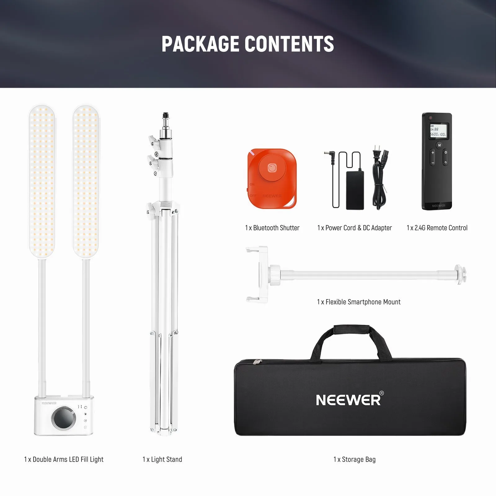 NEEWER BH40B Bi-Color Esthetician Light Kit