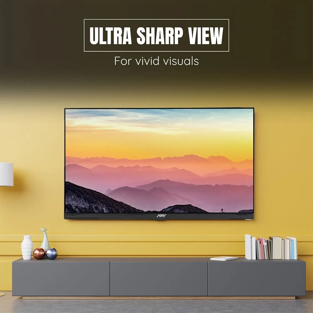 NVY 80 cm (32 inch) HD Ready Smart Frameless LED TV, NVA32SFR1 (Black) (2023 Model)