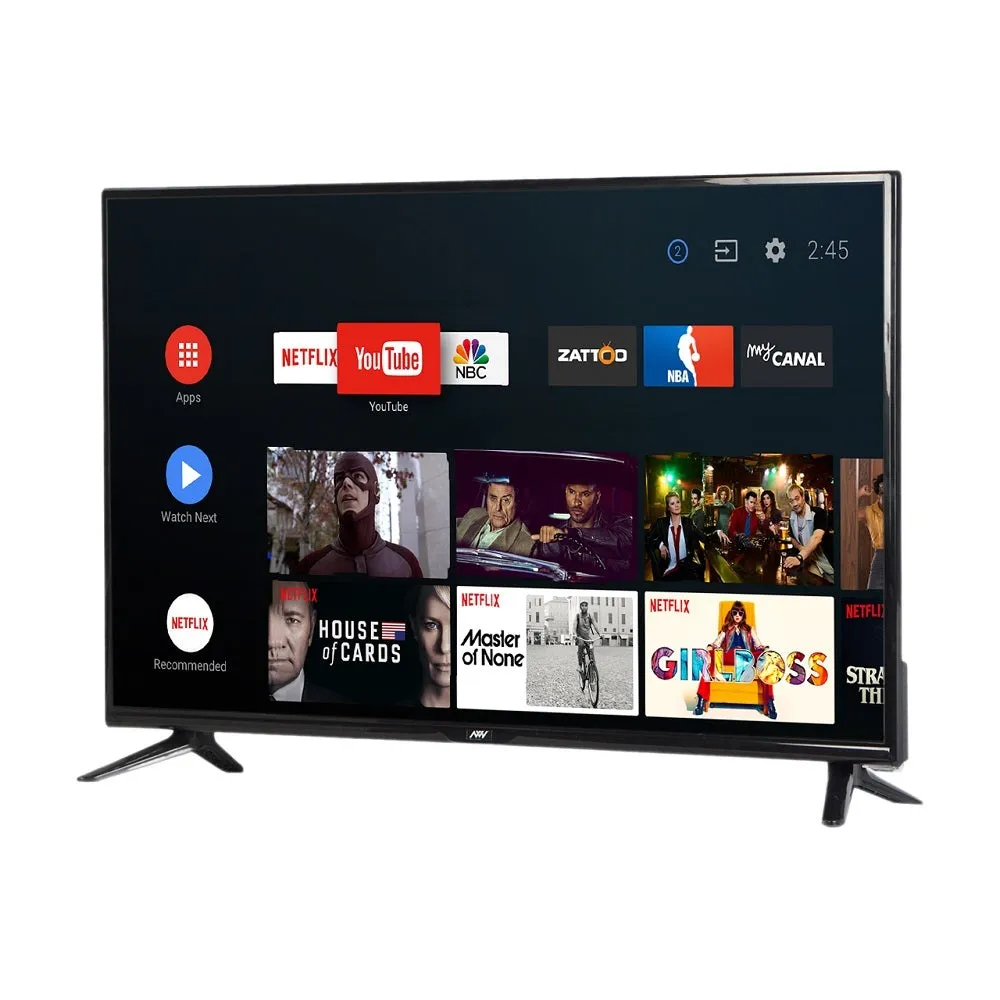 NVY 80 cm (32 inch) HD Ready Smart Frameless LED TV, NVA32SFR1 (Black) (2023 Model)