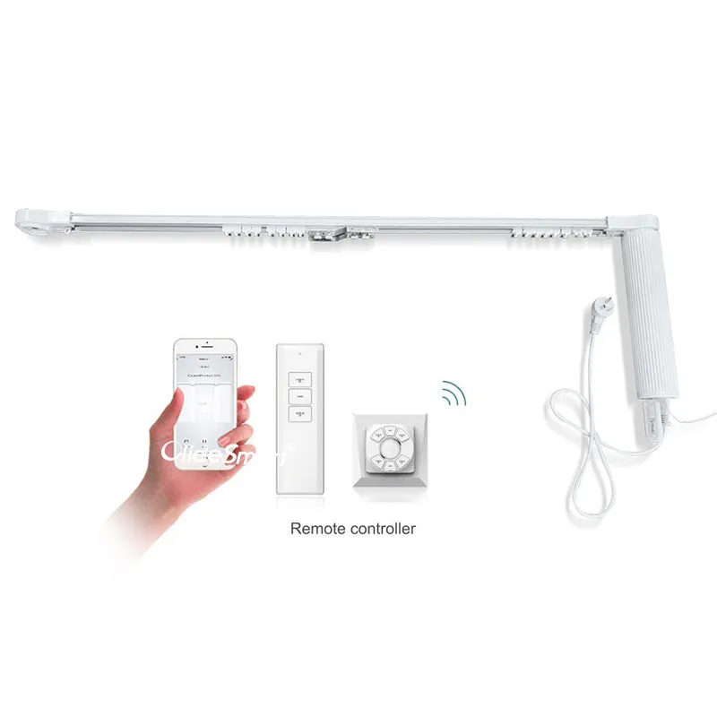 Olide Wifi Smart Curtain Motor Tracking Sytsem Alexa Echo Google Home Workable