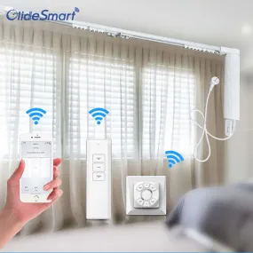 Olide Wifi Smart Curtain Motor Tracking Sytsem Alexa Echo Google Home Workable