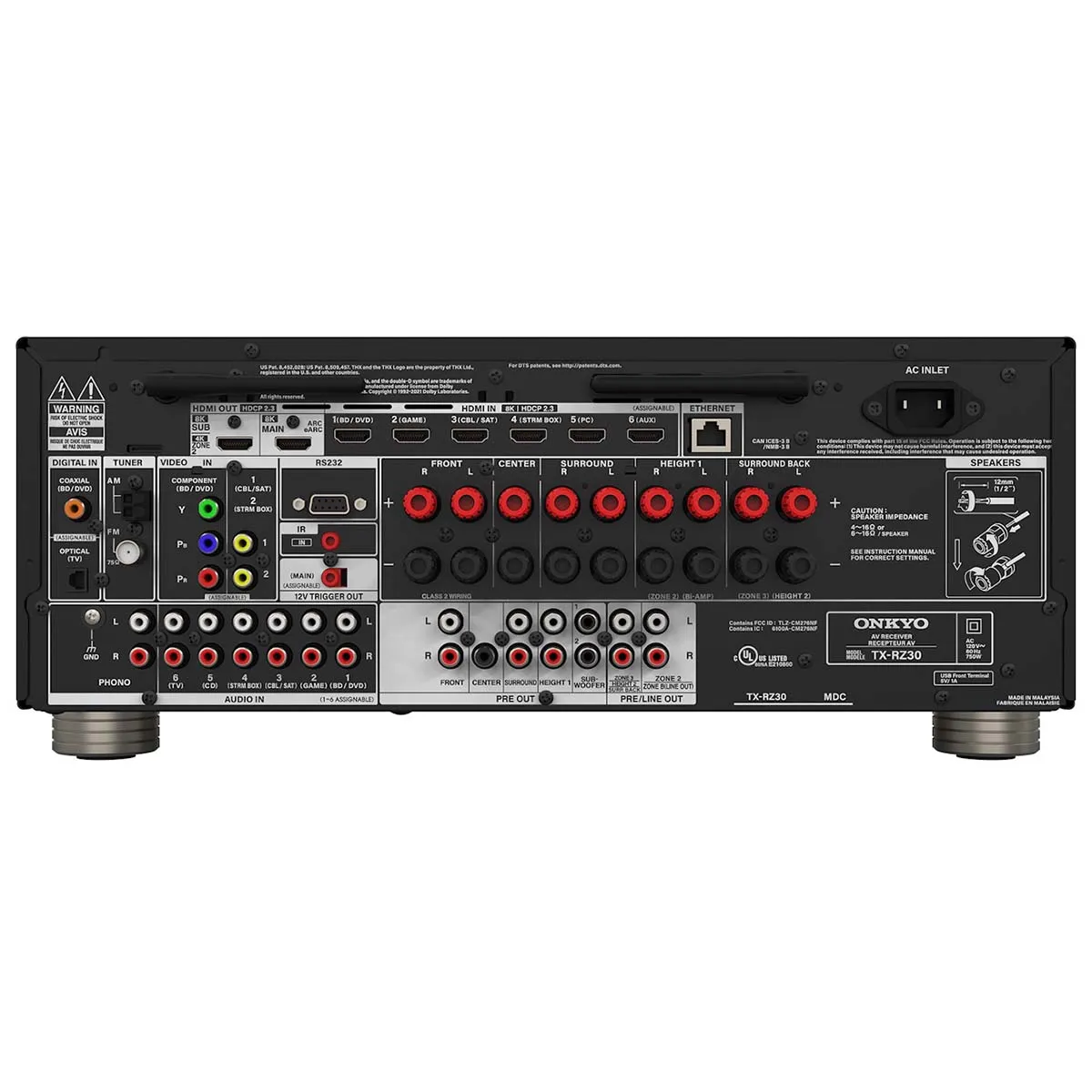 Onkyo TX-RZ30 9.2-Channel AV Receiver