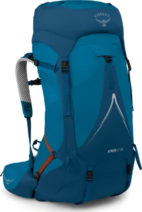 Osprey Men&#x27;s Atmos AG LT 50 Night Shift/Scoria Blue | Buy Osprey Men&#x27;s Atmos AG LT 50 Night Shift/Scoria Blue here | Outnorth