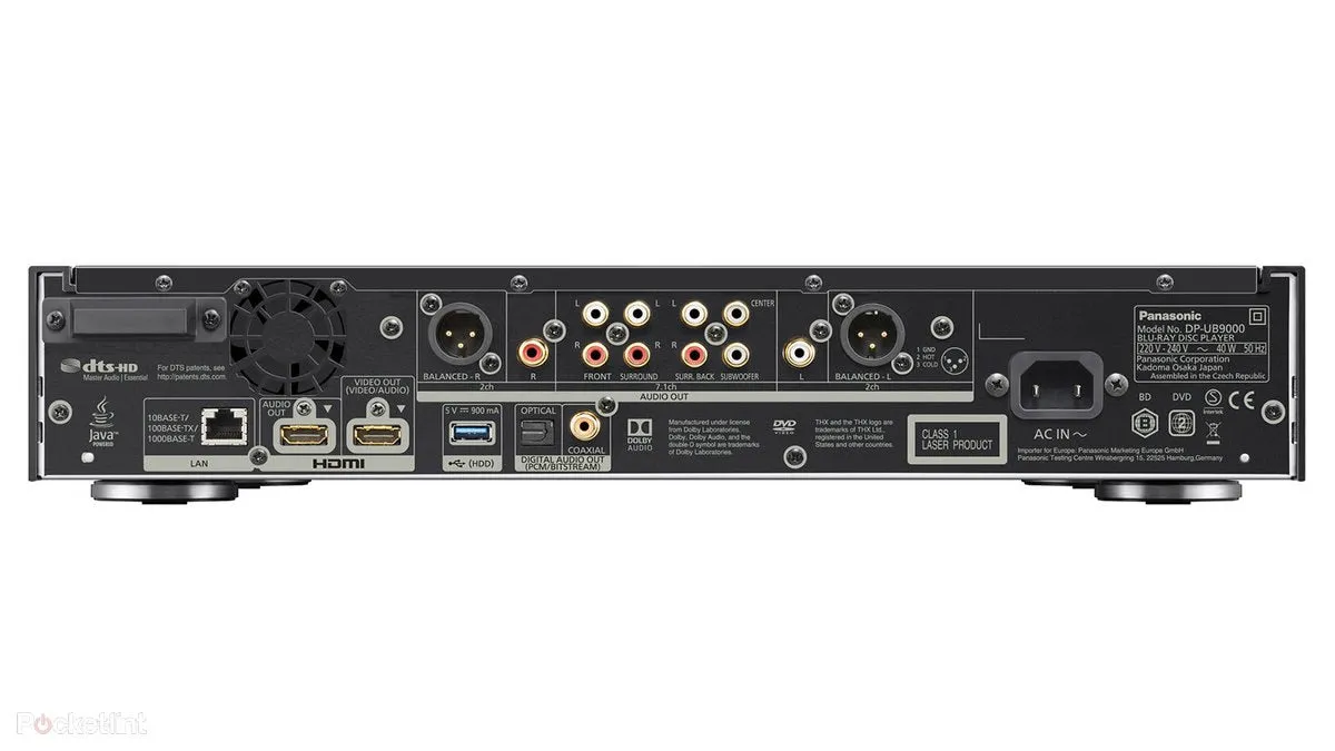 Panasonic DP-UB9000: Ultra HD 4K Region Free Blu-Ray Player- Dual HDMI output, 4K Upscaling, WiFi & 3D Support