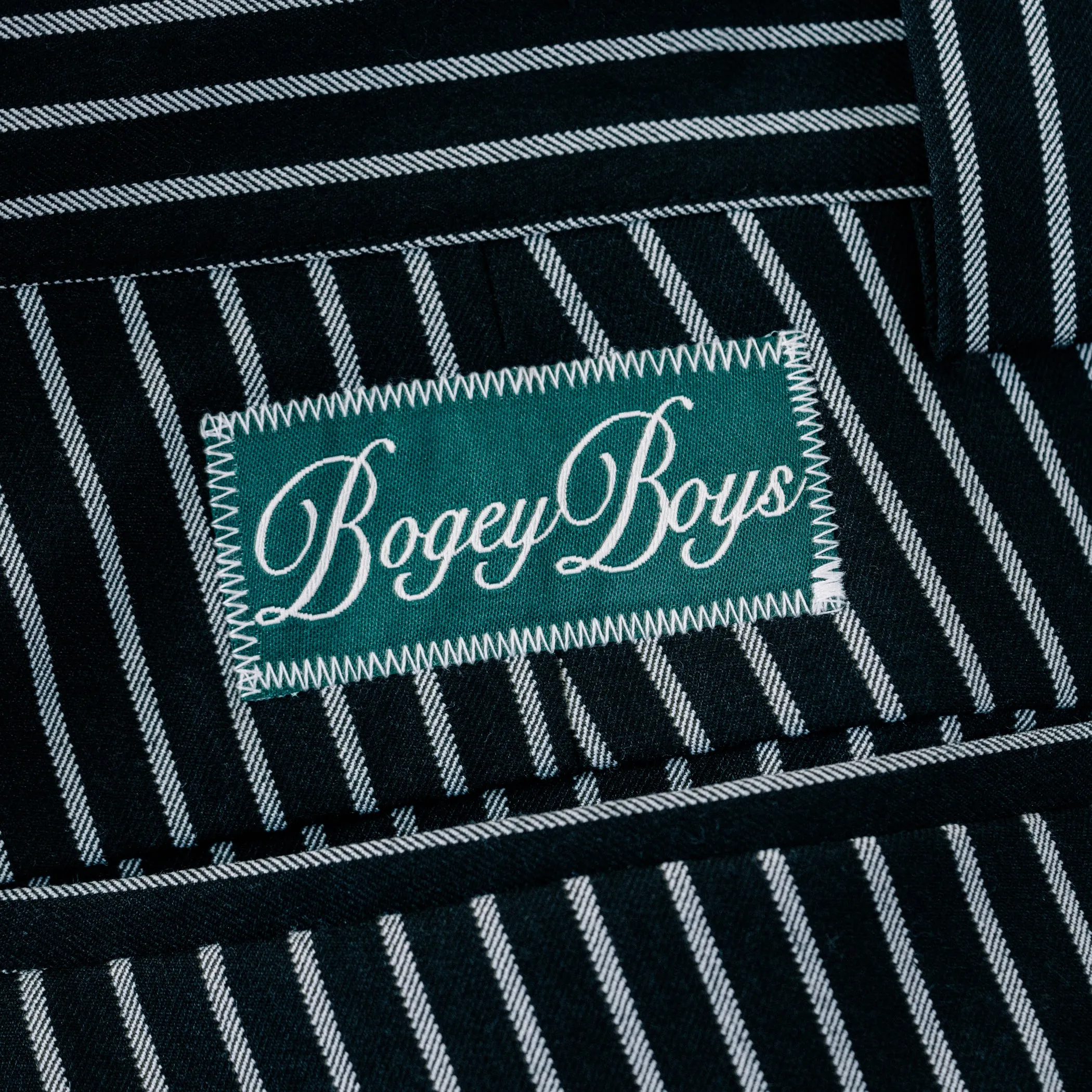 Pinstripe Players Pant - Black