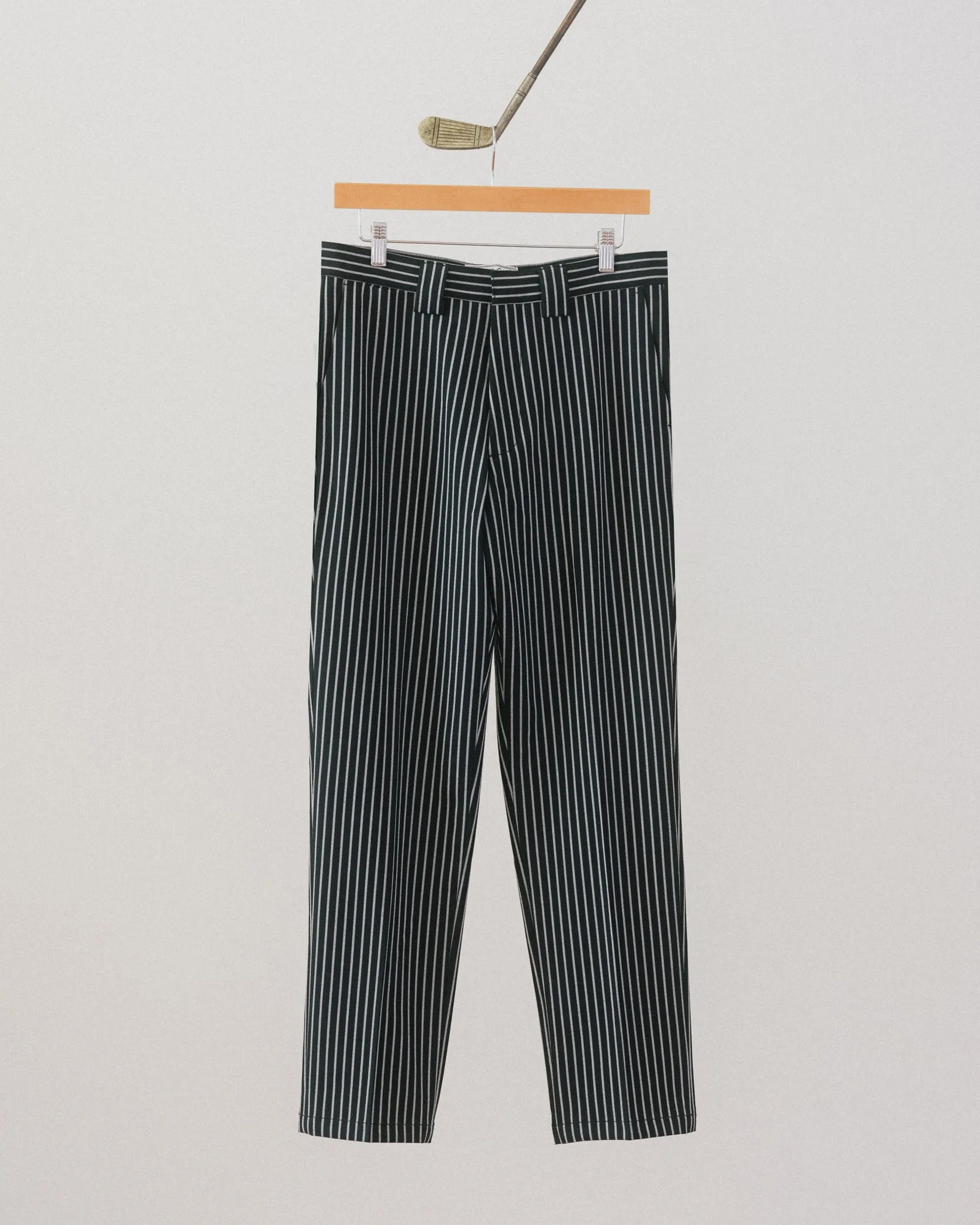 Pinstripe Players Pant - Black