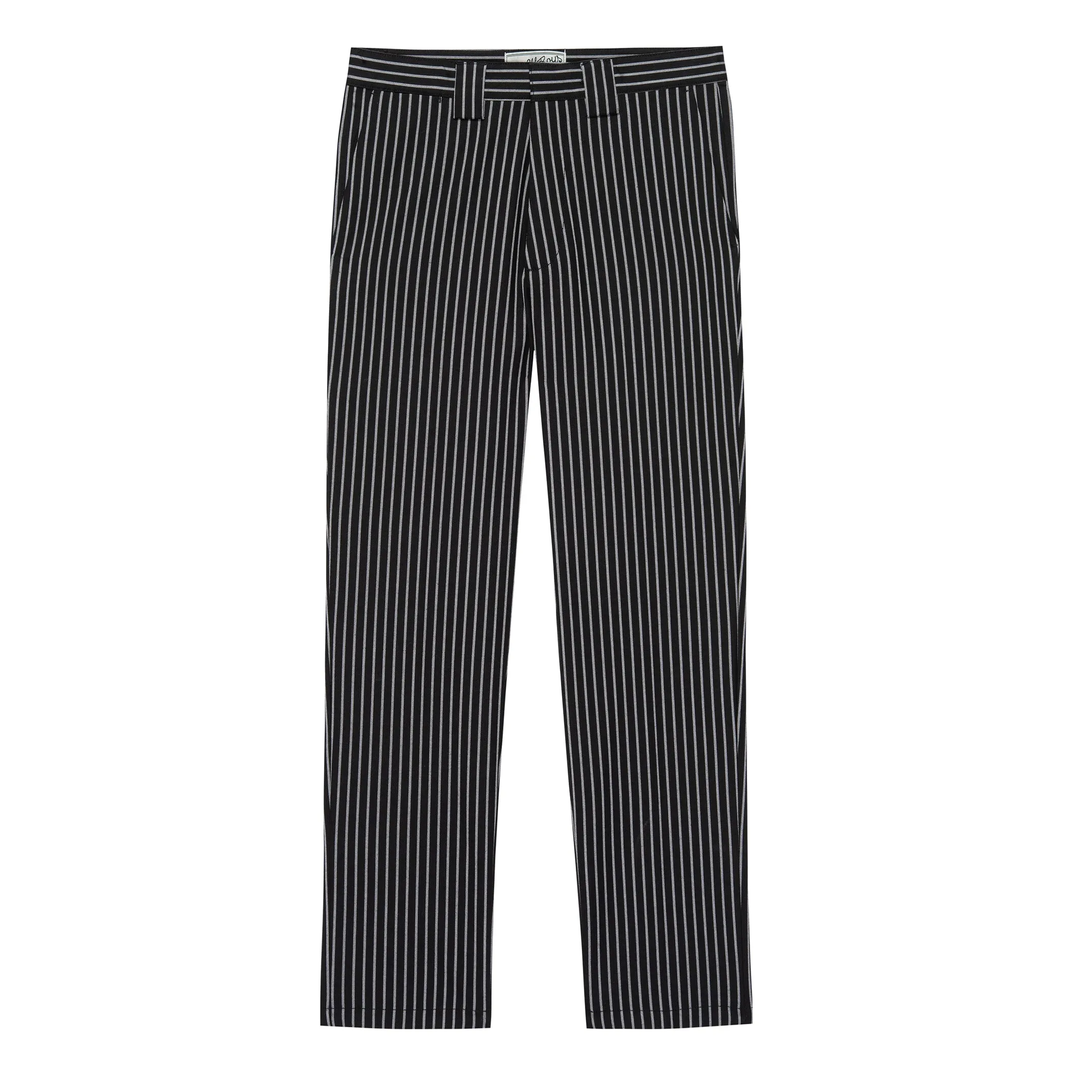 Pinstripe Players Pant - Black