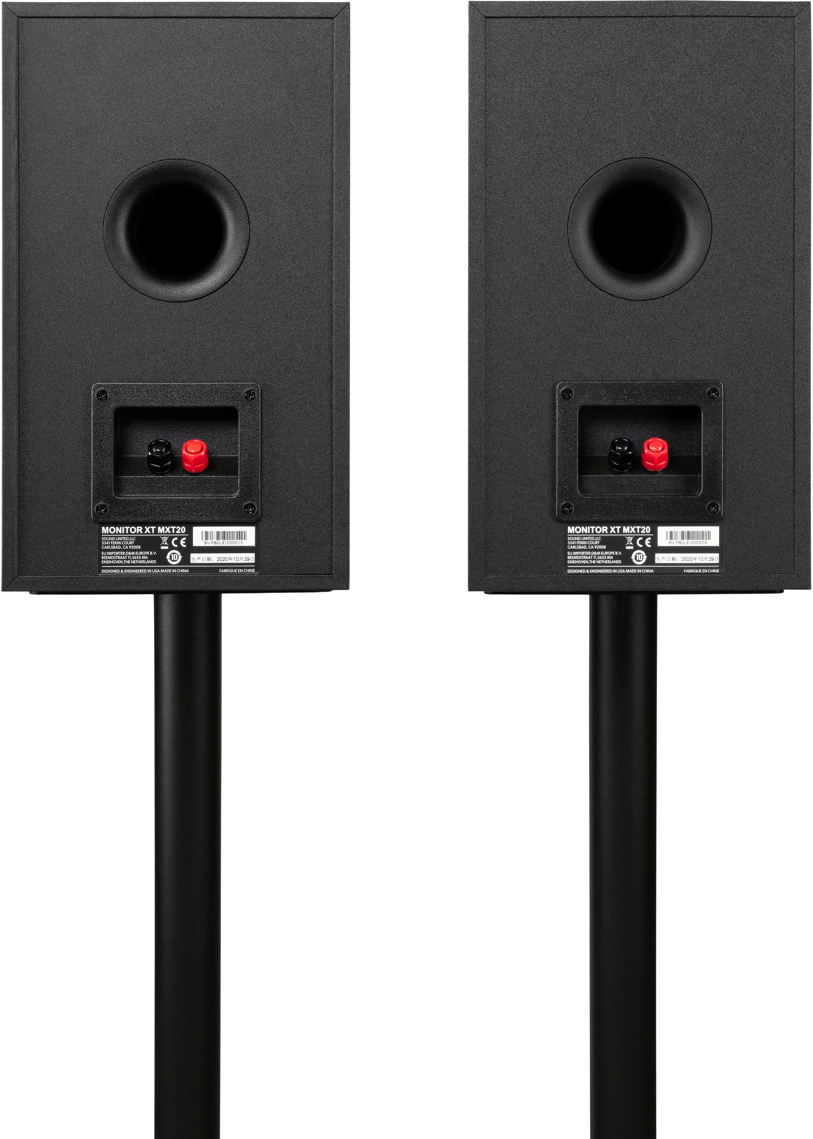 Polk Audio - Monitor XT20 Bookshelf Speaker Pair - Midnight Black