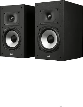 Polk Audio - Monitor XT20 Bookshelf Speaker Pair - Midnight Black