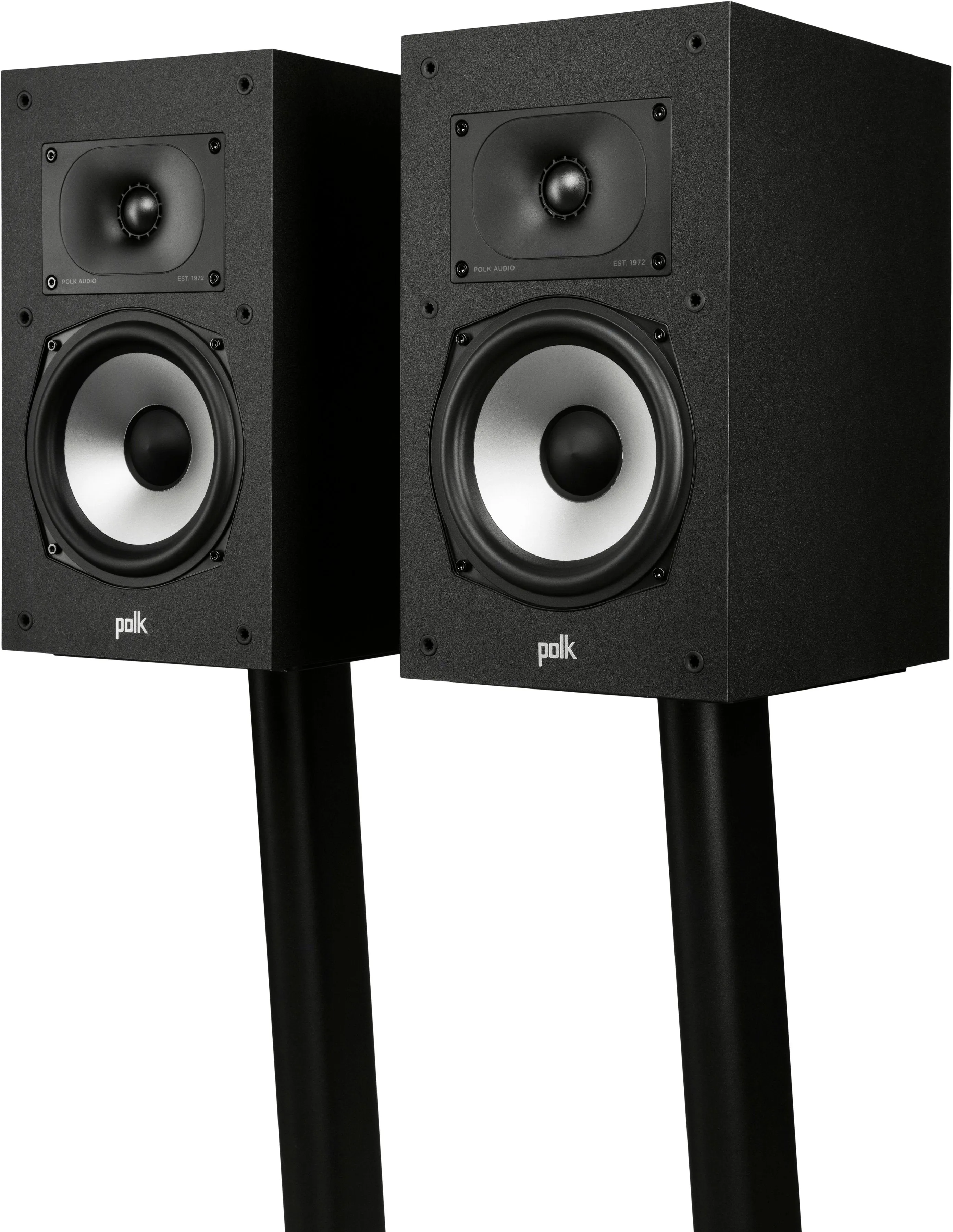 Polk Audio - Monitor XT20 Bookshelf Speaker Pair - Midnight Black