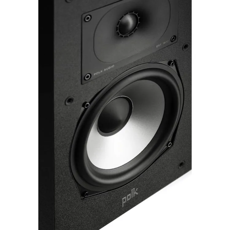 Polk Monitor XT20 | Ensemble d'Haut-parleurs de bibliothèque - Certifié Hi-Res Audio - Compact - Noir - Paire