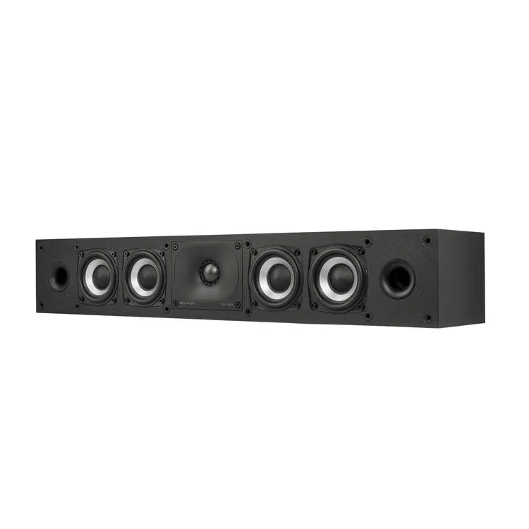Polk Monitor XT35 | Haut-parleur central mince - Haute Résolution - Noir