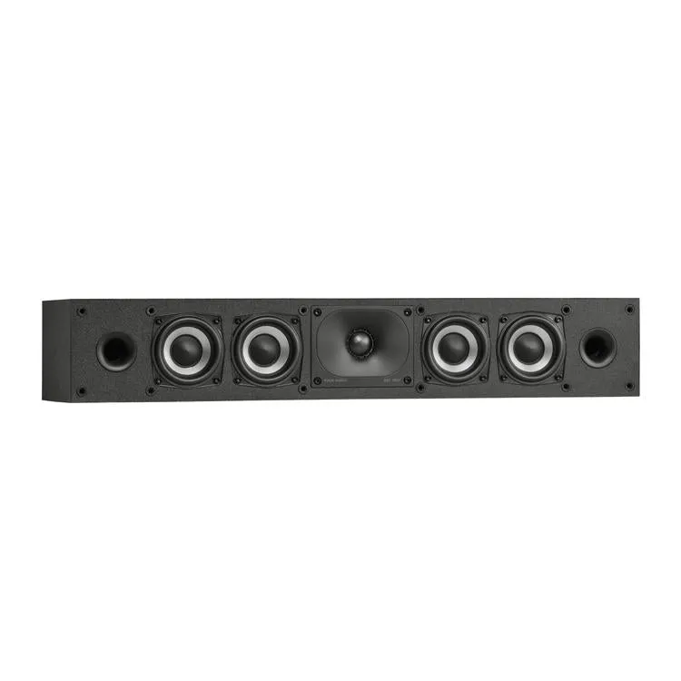 Polk Monitor XT35 | Haut-parleur central mince - Haute Résolution - Noir