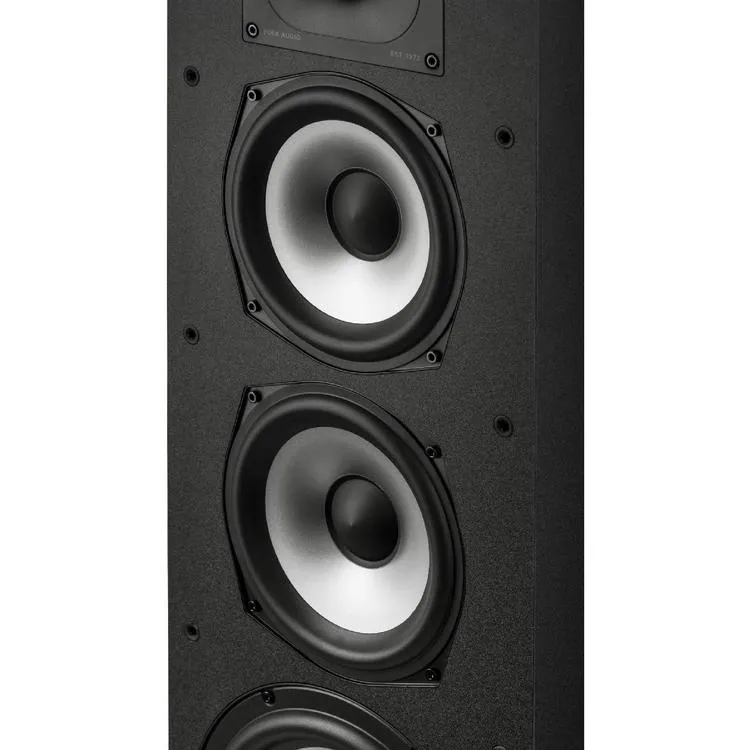 Polk Monitor XT70 | Haut-parleurs de plancher - Tour - Certifié Hi-Res Audio - Noir - Paire