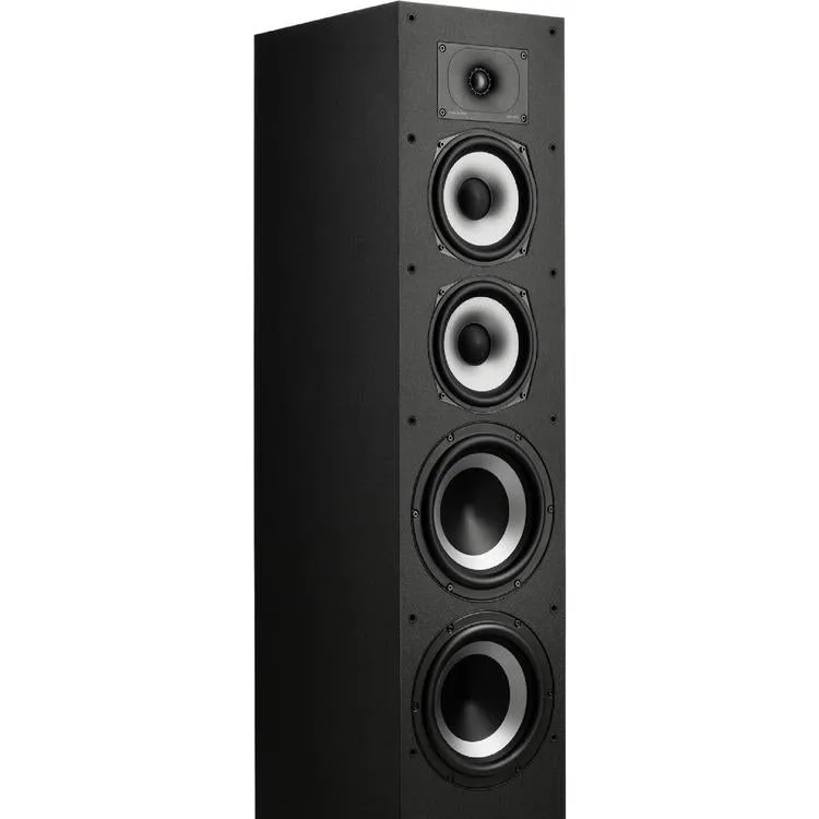 Polk Monitor XT70 | Haut-parleurs de plancher - Tour - Certifié Hi-Res Audio - Noir - Paire