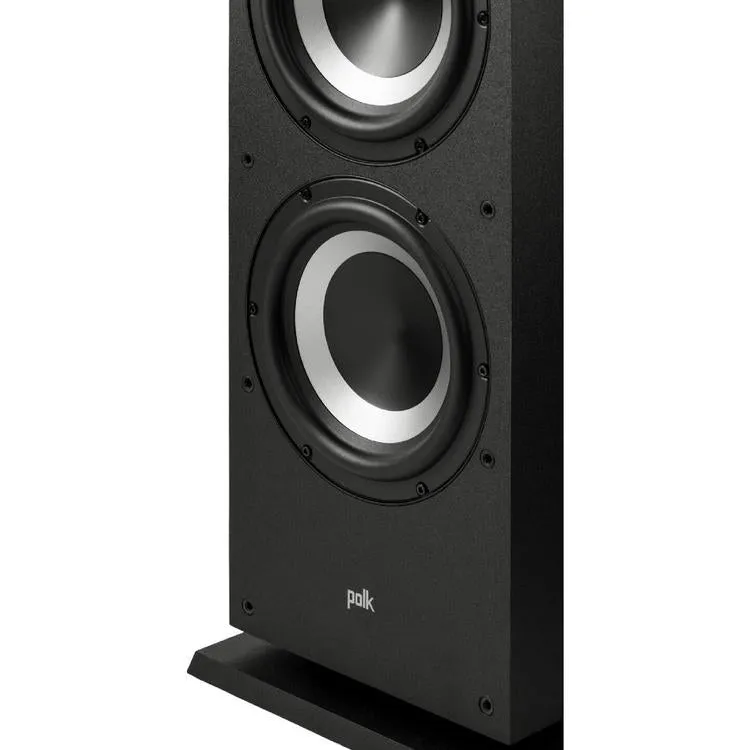 Polk Monitor XT70 | Haut-parleurs de plancher - Tour - Certifié Hi-Res Audio - Noir - Paire
