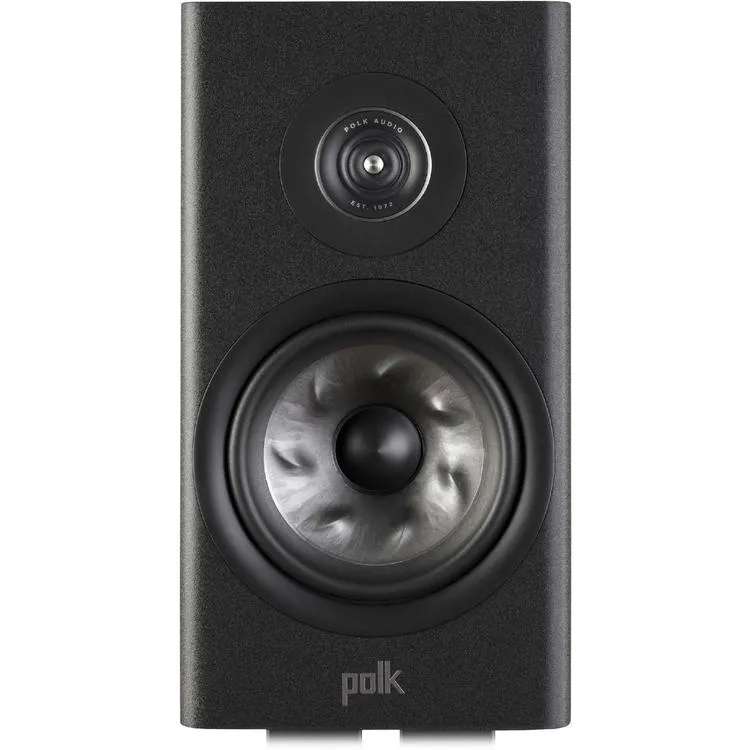 Polk Reserve R200 | Ensemble d'Haut-parleurs de bibliothèque - Excellent détail home cinéma - Noir - Paire