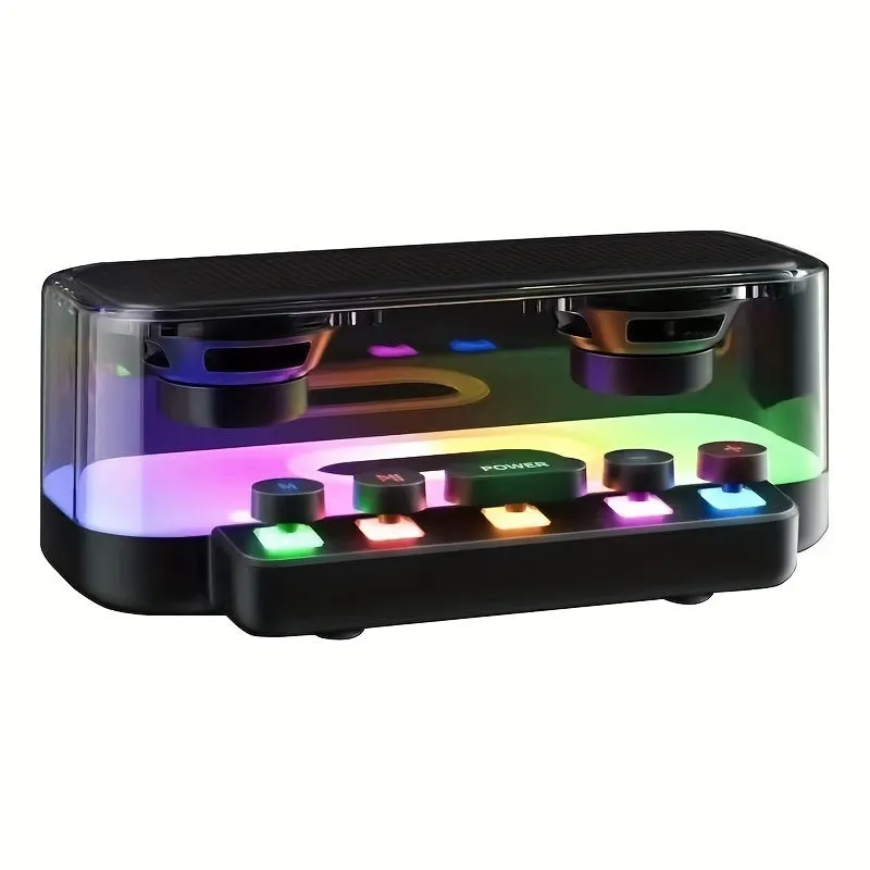 Portable Hifi Wireless Speaker Experience High-Quality 5.1 Surround Change Perfect For Living Room/Bedroom/Party/Festival/Holiday Celebration, Girlfriend/Boyfriend Gift, Friend Gift