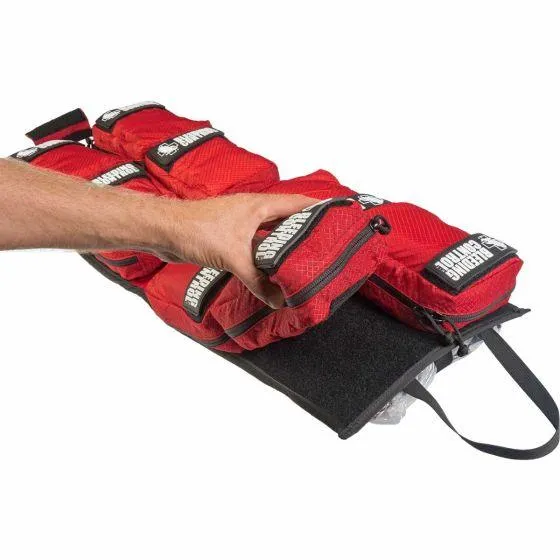 Public Access Bleeding Control Station - 8-PACK Nylon Pouch - Clear Polycarbonate Cabinet