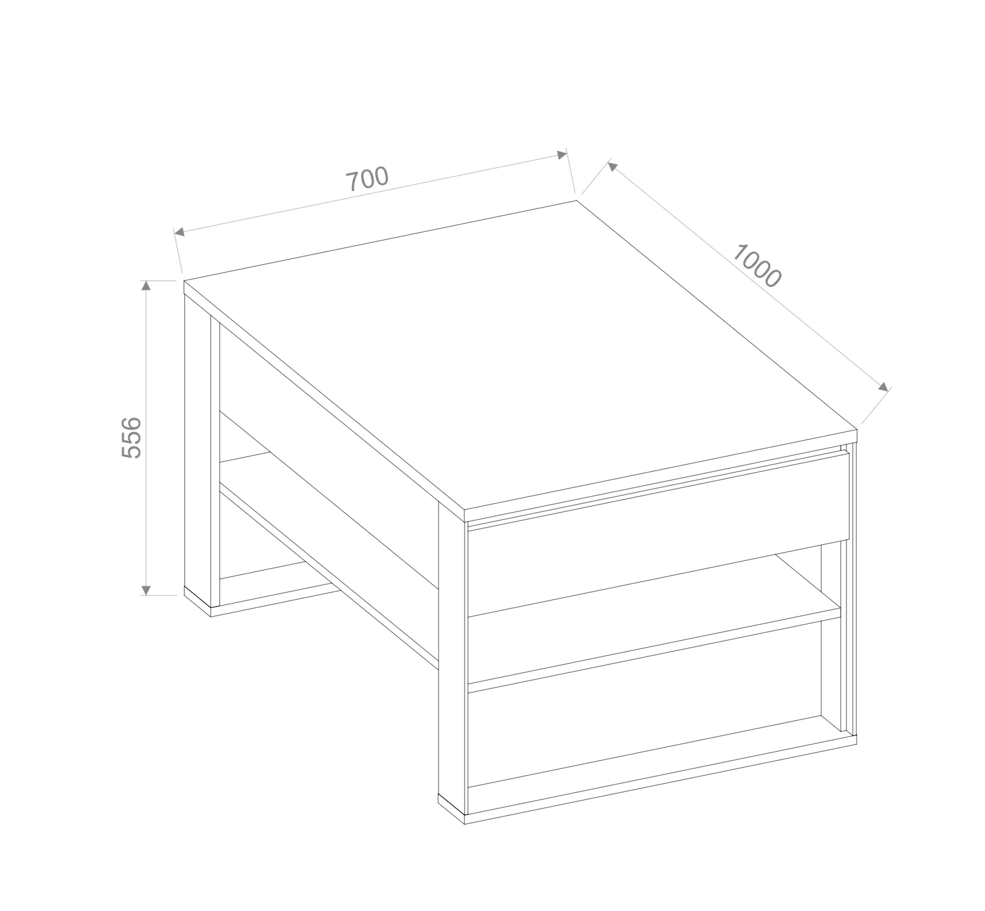 Quant QA-09 Coffee Table 100cm