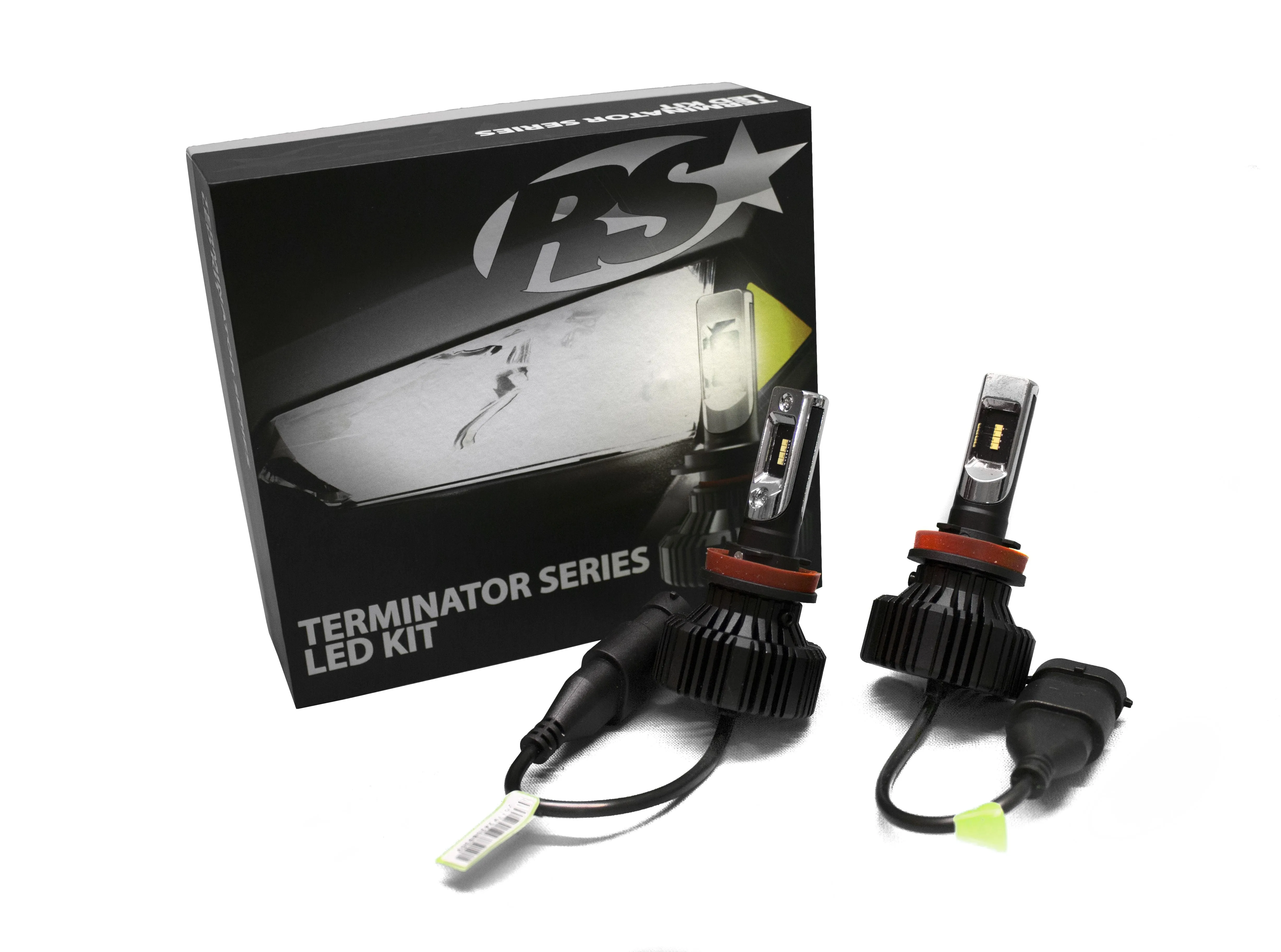 Race Sport RS Lighting (H7 Fan-less LED Conversion Headlight Bulbs) Terminator Series H7TLED
