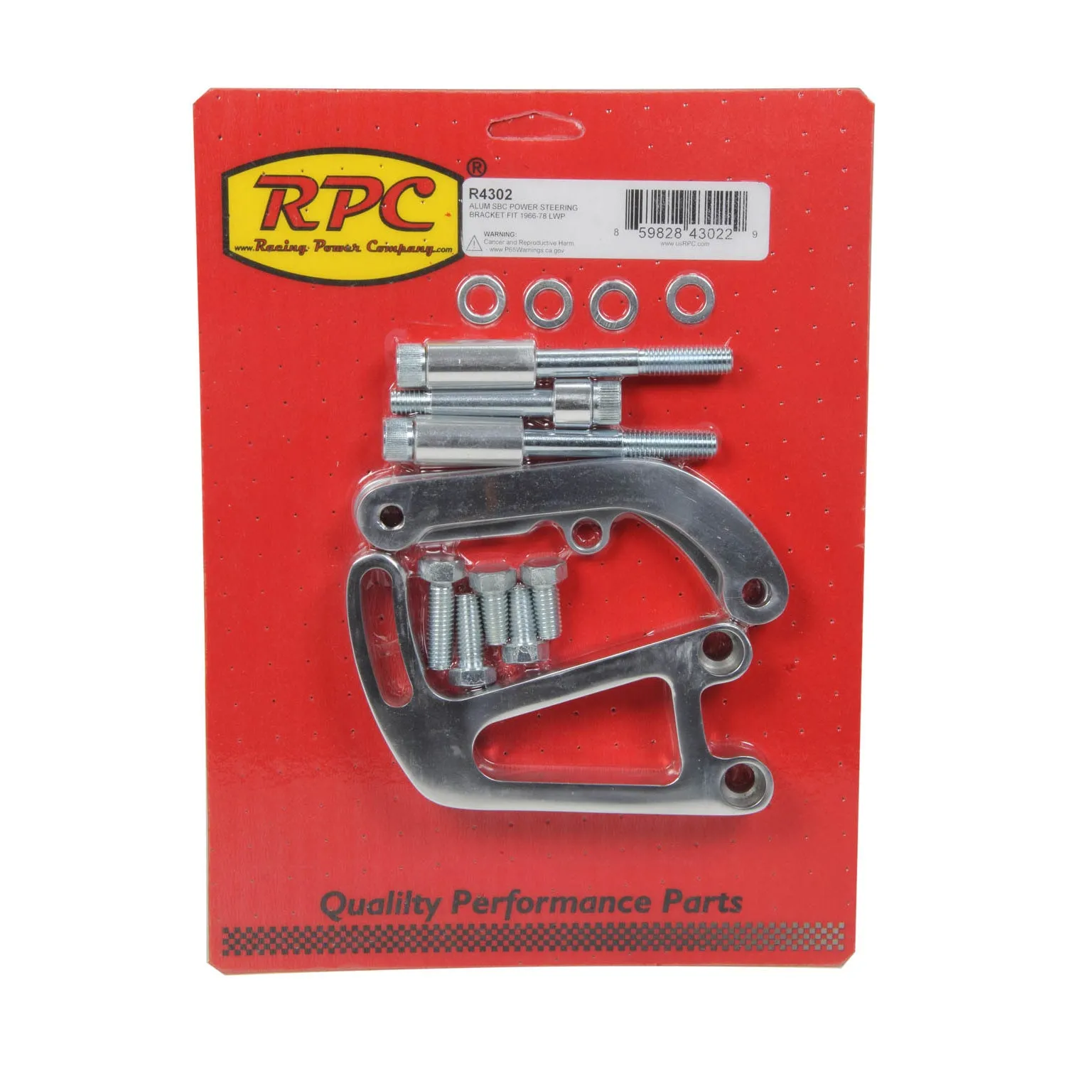 Racing Power Aluminum SB Chevy Power Steering Bracket
