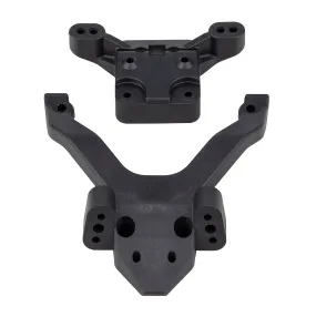 RC10B6.4 FT Top Plate and Ballstud Mount, carbon (ASS91972)