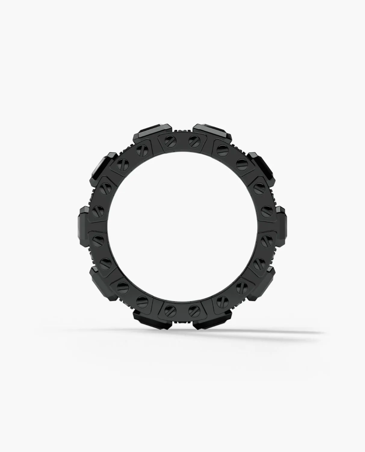 Ready to Ship - LA PAZ EverBlak Black Gold Ring with 4.70ct Black Diamonds