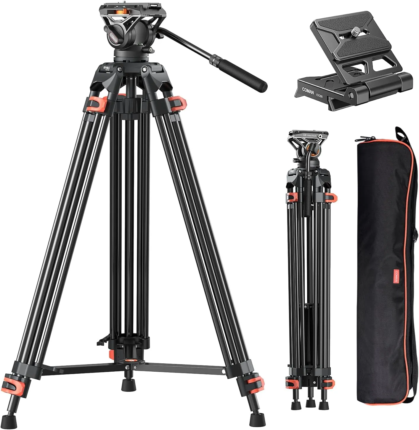 Roland V-160HD Video Switcher Package with Heavy Duty 72-inch Tripod & Wired Over-Ear DJ Studio Monitor Headphone
