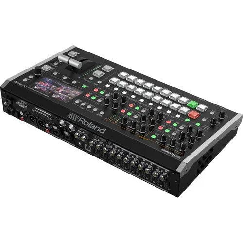 Roland V-160HD Video Switcher Package with Heavy Duty 72-inch Tripod & Wired Over-Ear DJ Studio Monitor Headphone