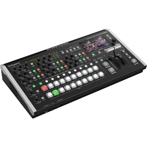 Roland V-160HD Video Switcher Package with Heavy Duty 72-inch Tripod & Wired Over-Ear DJ Studio Monitor Headphone