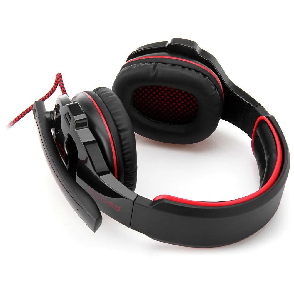 Sades SA-903 7.1 Surround Sound channel USB Gaming Headset Wired Headphone with Mic Volume Control Noise Cancelling Mic Earphone