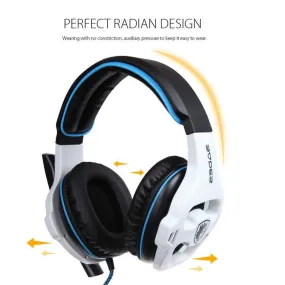 Sades SA-903 7.1 Surround Sound channel USB Gaming Headset Wired Headphone with Mic Volume Control Noise Cancelling Mic Earphone