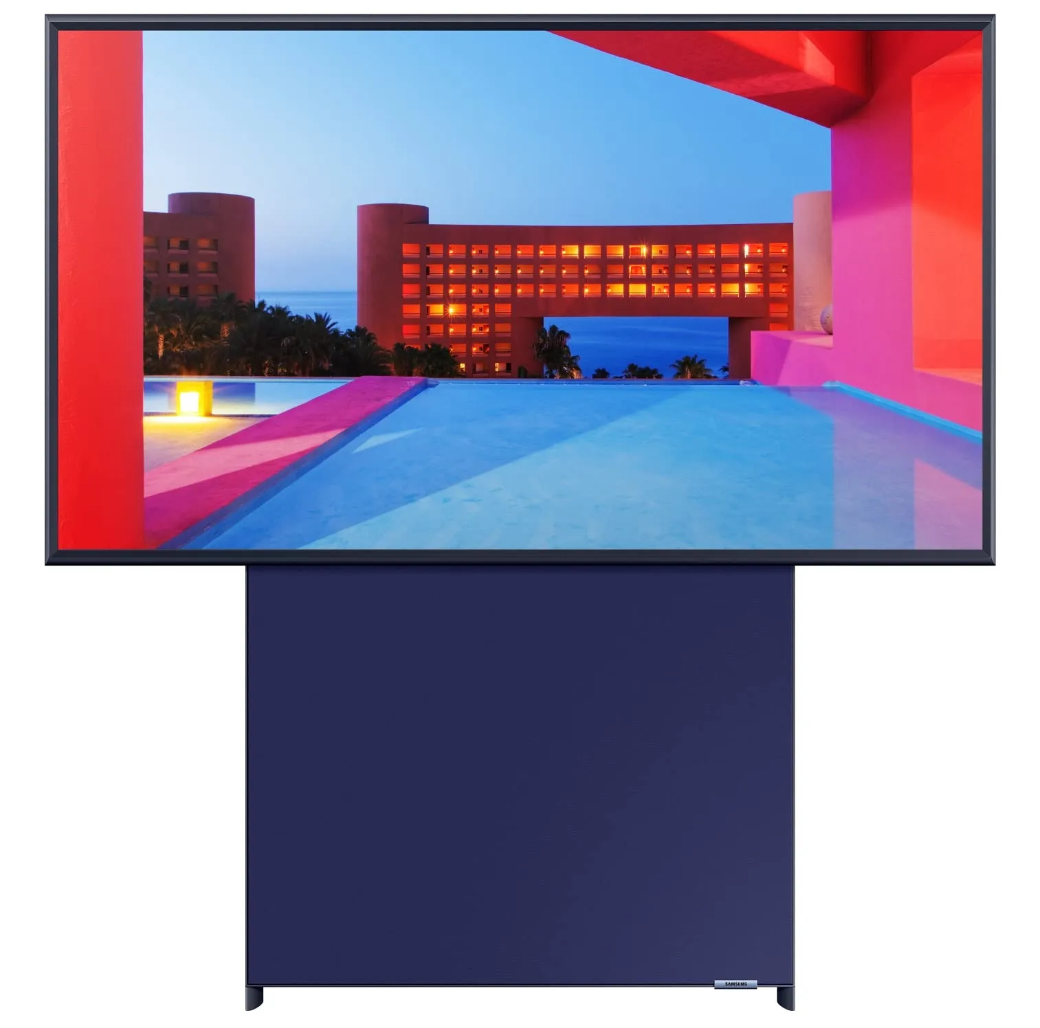 Samsung 108 cm (43 Inches) The Sero Series 4K Ultra HD QLED Smart TV QA43LS05TAKXXL (Navy Blue)