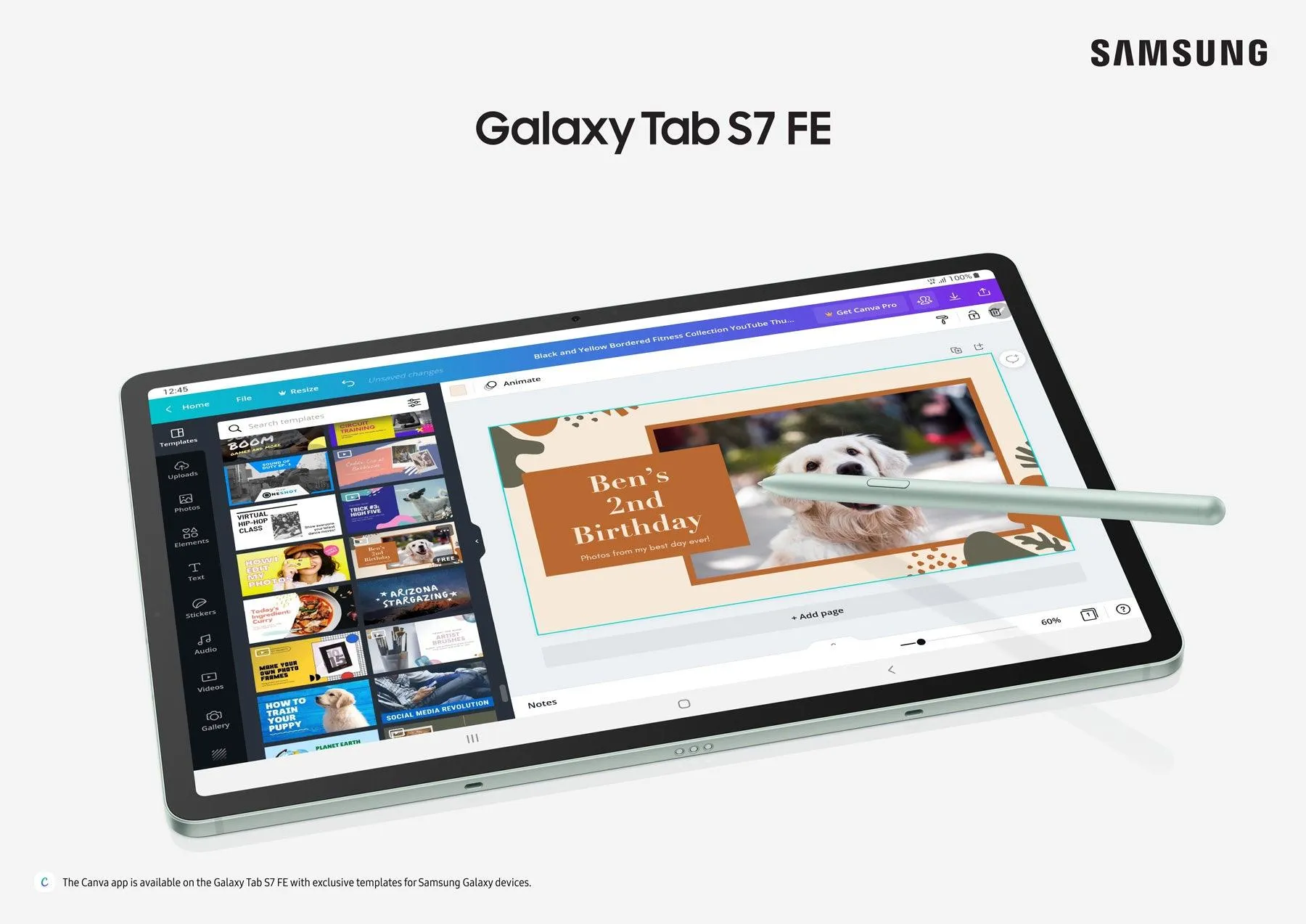 Samsung Galaxy Tab S7 FE WIFI   5G 12.4" (4/64GB)