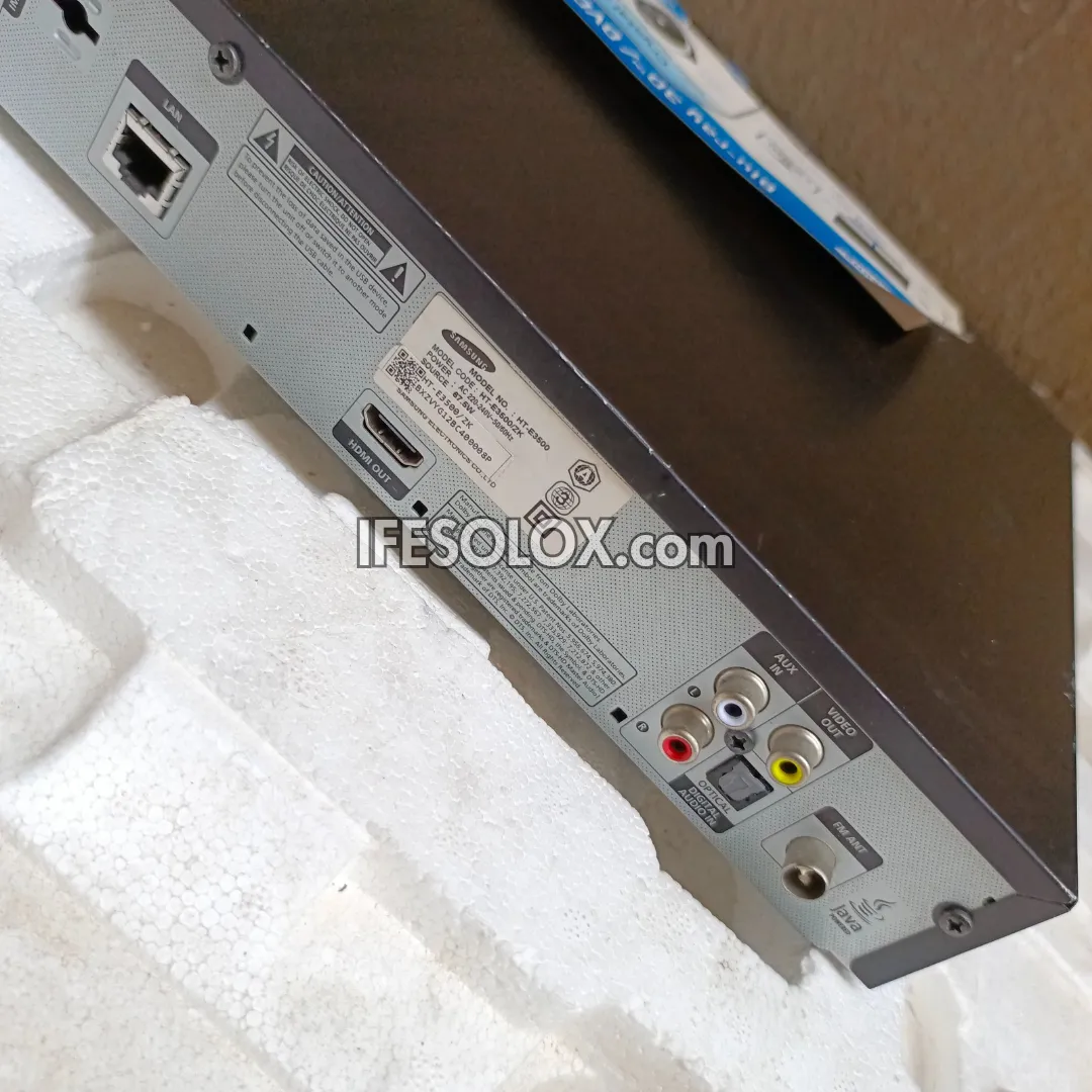 Samsung HT-E3500 5.1Ch 500Watts Blu-ray 3D DVD Home Theater Machine Head (USB, FM radio, Aux, Optical in) - Foreign Used