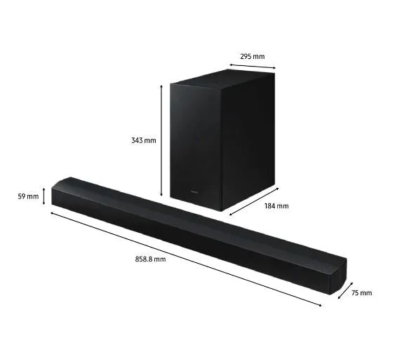 Samsung HW-B450 2.1ch Soundbar (2022) / 12 Months Warranty HWB450