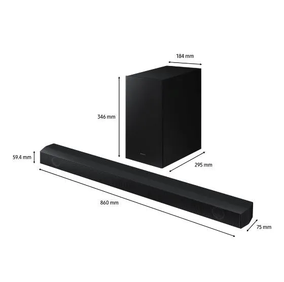 Samsung HW-B550 2.1ch Soundbar (2022) / 12 Months Warranty