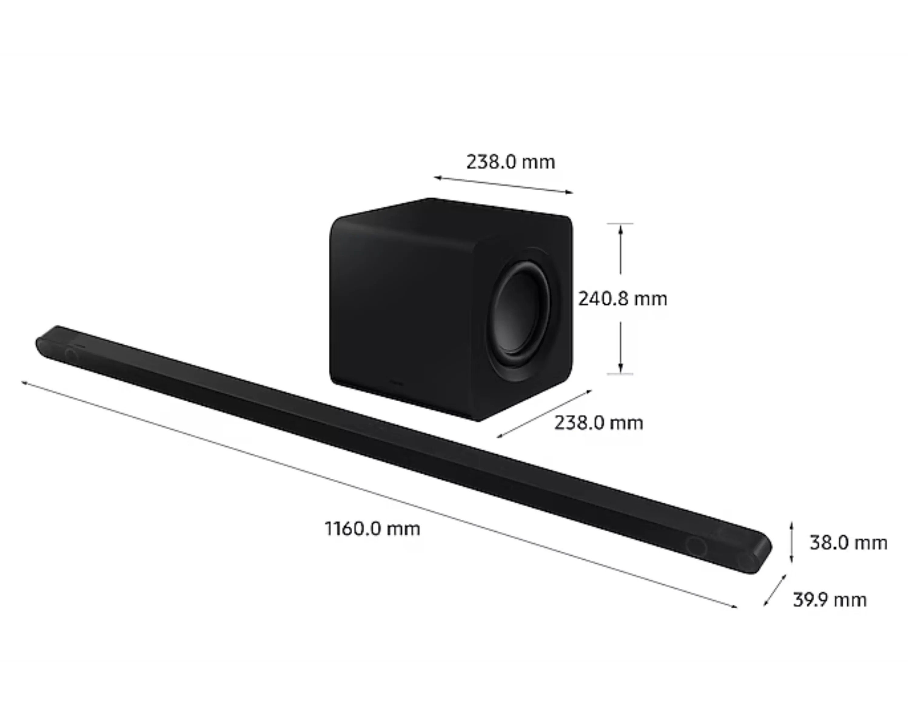 SAMSUNG HW-S800B/XU Q-SYMPHONY SOUNDBAR