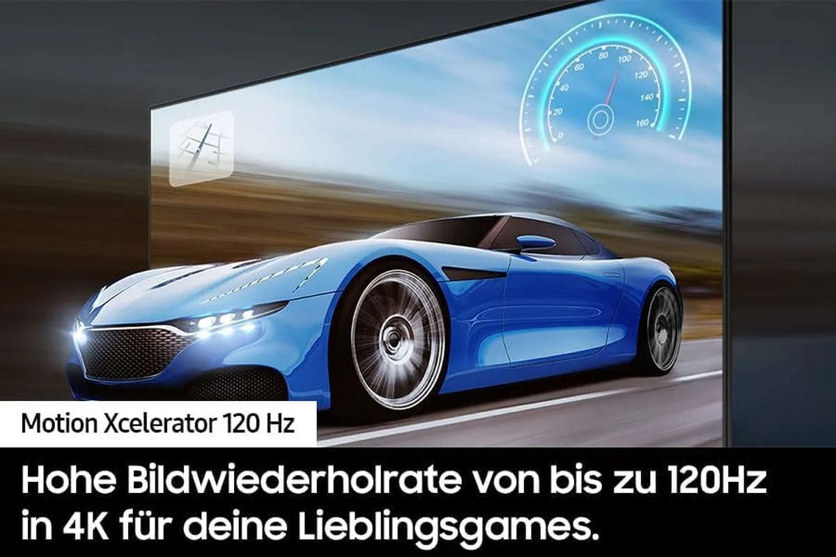 Samsung QLED 4K Q70D Fernseher 65 Zoll, Samsung TV Mit AI Quantum Prozessor 4K, 4K AI Upscaling, Samsung Tizen OS, Motion Xcelerator 120 Hz, Smart TV, KI TV, GQ65Q70DATXZG, Deutsches Modell [2024]