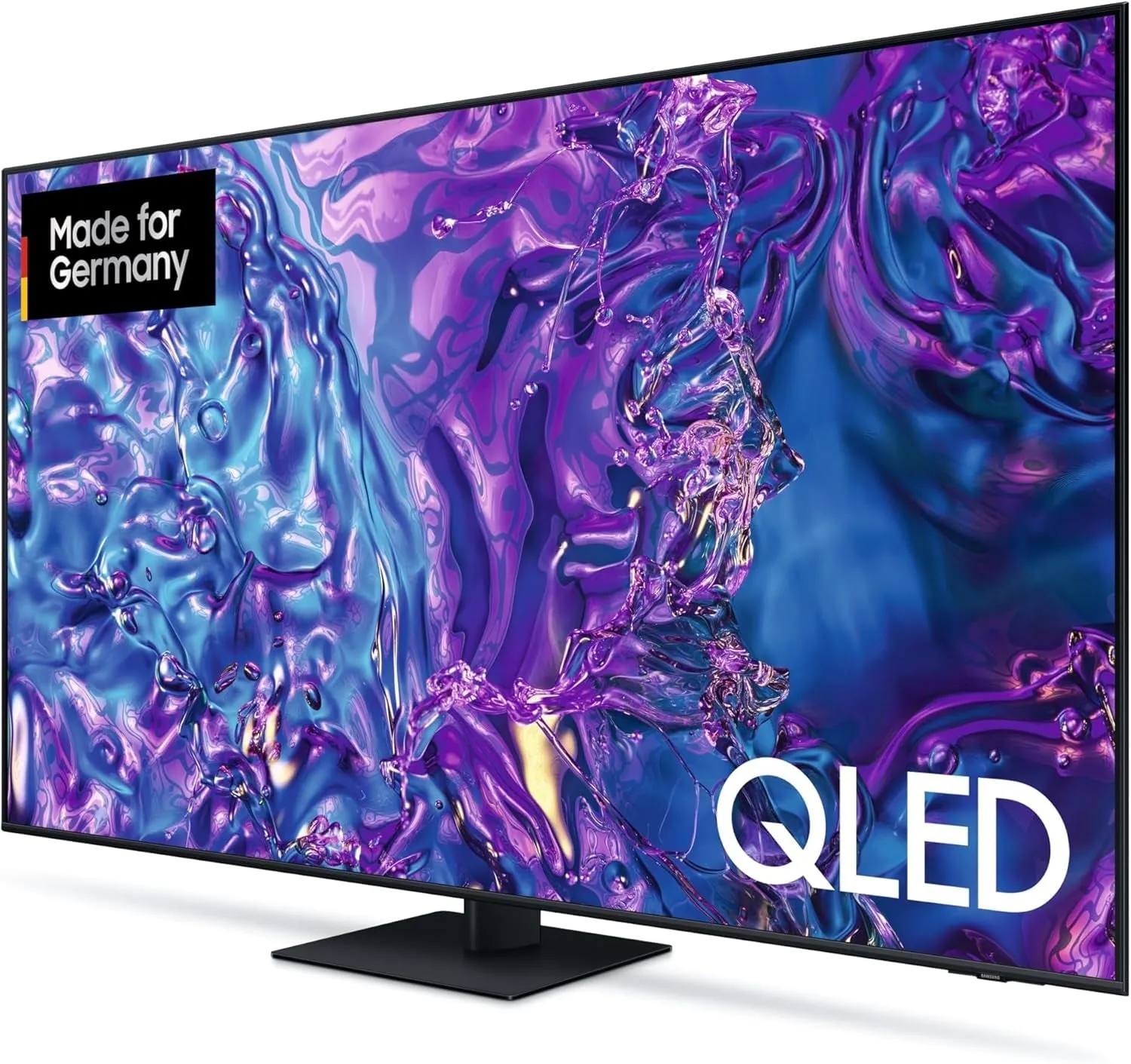 Samsung QLED 4K Q70D Fernseher 65 Zoll, Samsung TV Mit AI Quantum Prozessor 4K, 4K AI Upscaling, Samsung Tizen OS, Motion Xcelerator 120 Hz, Smart TV, KI TV, GQ65Q70DATXZG, Deutsches Modell [2024]